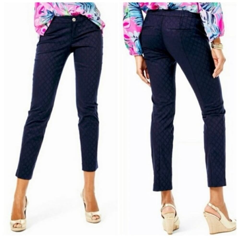Lilly Pulitzer Kelly Skinny Ankle Pants, Sise 4